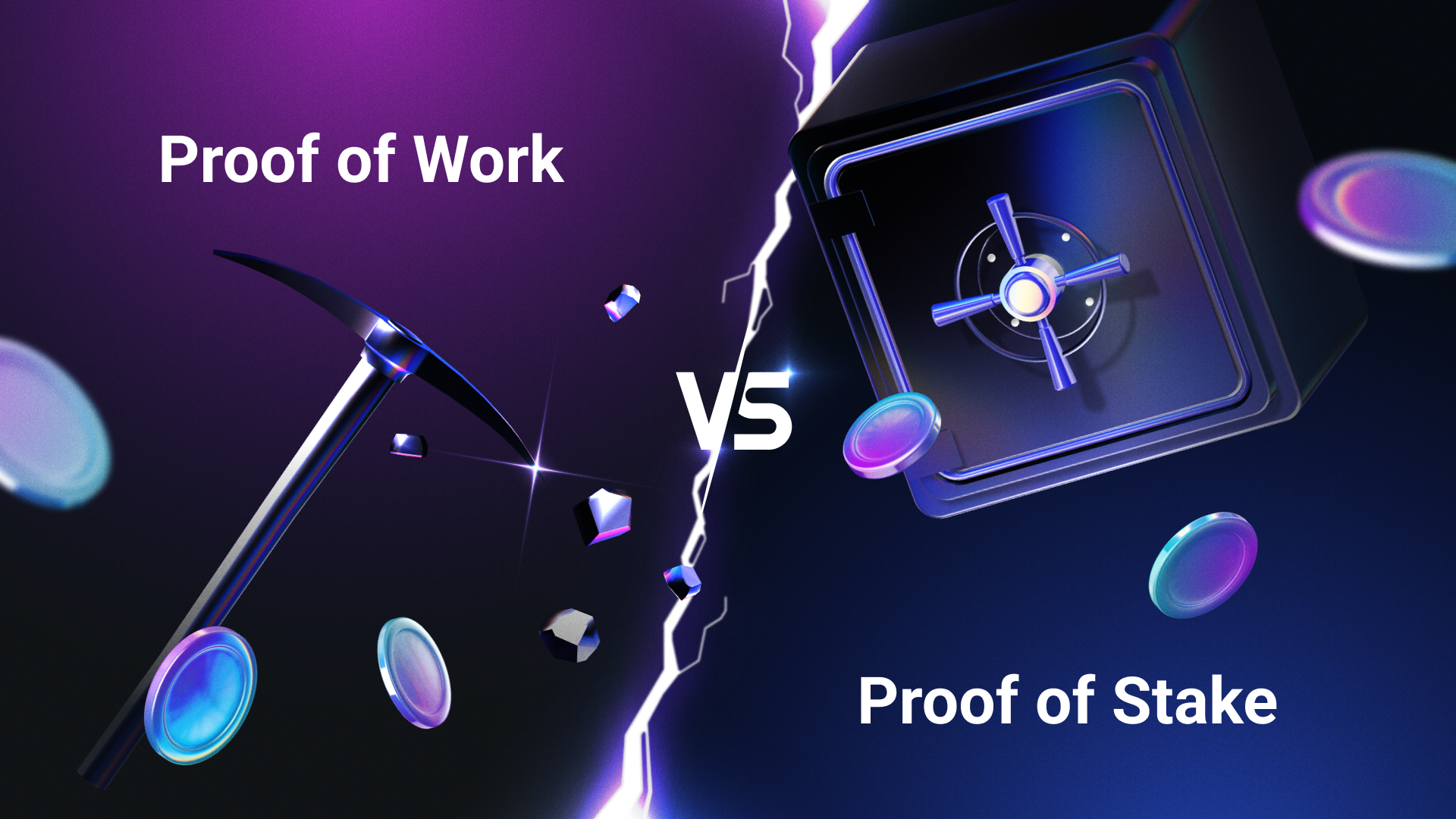 What is the difference between Proof of Work and Proof of Stake?