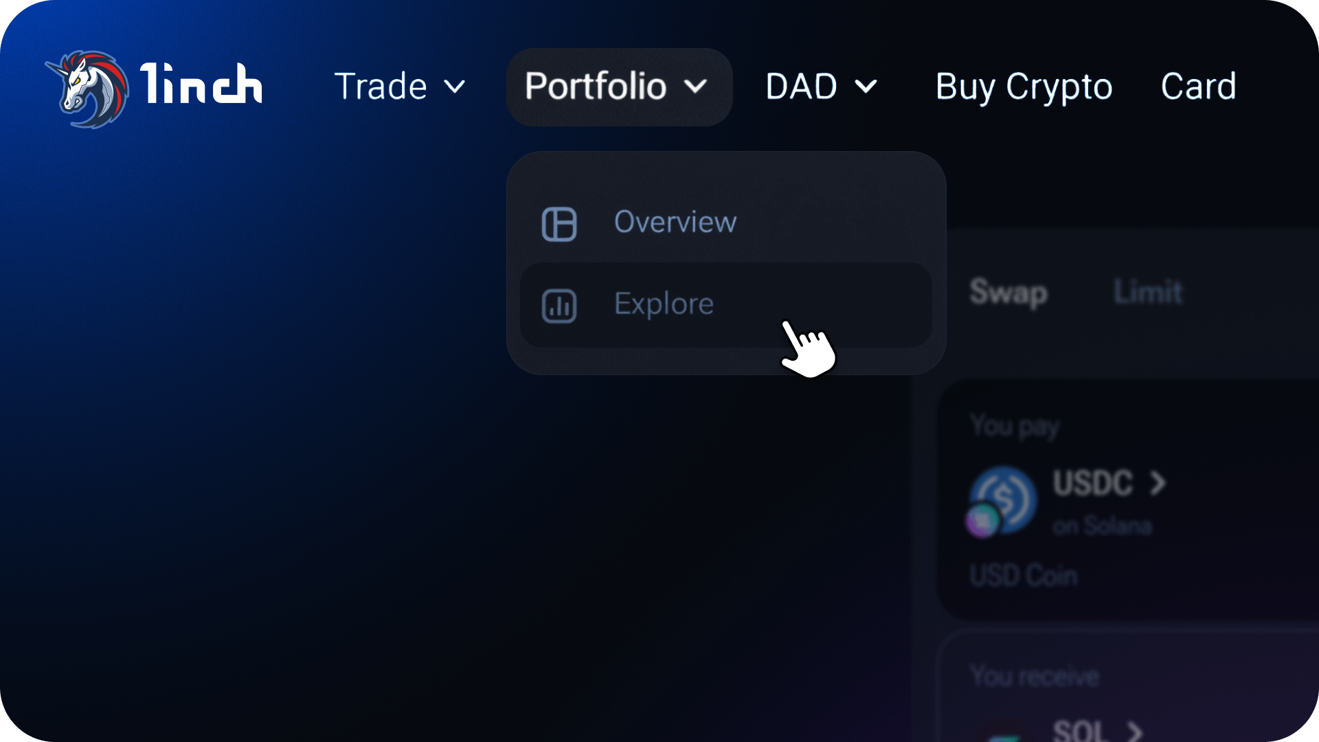 Portfolio tab