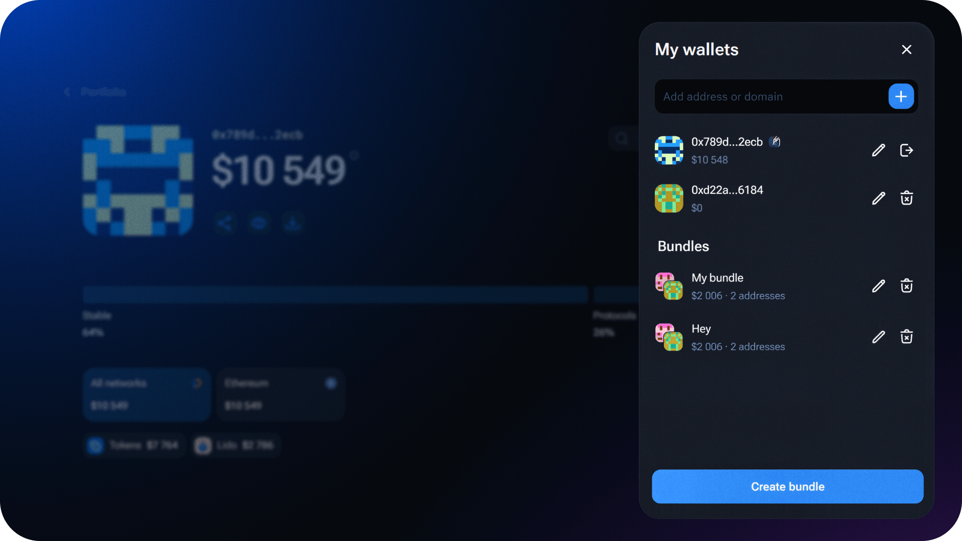 Wallet bundles